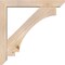 Ekena Millwork Imperial Slat Smooth Bracket w/ Offset Brace, Douglas Fir, 5 1/2"W x 34"D x 34"H BKT0604X34X34IMP06SDF - alternate 3